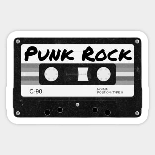 Retro 80s Music Punk Rock Punksthetic Cassette Tape Sticker